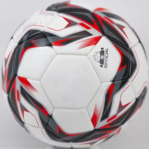 Matériel de PU cousu à la Machine de conception rouge d'équipement d'entraînement sportif d'événement de taille hybride 5 pour des sports d'événement - Product Image 2