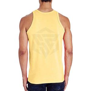 Camisetas sin mangas de talla grande de algodón 100% para hombre, ropa de calle hecha a medida de verano, ropa informal de Fitness cómoda transpirable de punto - Product Image 4