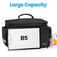 Sac médical avec bandoulière amovible, glacière pour les voyages en plein air et les urgences, glacière pour stylo à insuline, sac isotherme médical