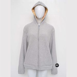 Sudadera de algodón 100% de peso pesado para mujer, sudaderas con capucha de hombro caído de gran tamaño, logotipo frontal, logotipo de invierno, cremallera al por mayor - Product Image 6