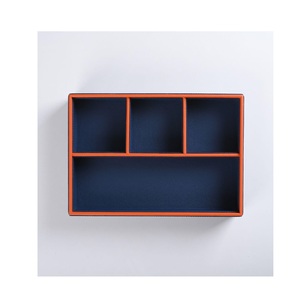 Gardez votre espace de travail propre et élégant avec ce bureau en cuir organisateur plateau bureau table de chevet ou entrée utilisation - Product Image 1