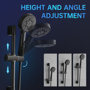 Système <span class=keywords><strong>de</strong></span> <span class=keywords><strong>douche</strong></span> moderne, pommeau <span class=keywords><strong>de</strong></span> <span class=keywords><strong>douche</strong></span> <span class=keywords><strong>de</strong></span> pluie avec douchette coulissante, ensemble <span class=keywords><strong>de</strong></span> robinet <span class=keywords><strong>de</strong></span> <span class=keywords><strong>douche</strong></span> dissimulé - Product Image 2