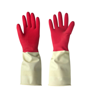 Gants résistants aux acides personnalisables, composé de caoutchouc PVC entièrement enduit, coton synthétique, imperméables, résistants à l'abrasion, gants de travail - Product Image 1