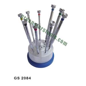Support tournant extra lourd de qualité supérieure GS 2084 Lot de 9 tournevis outils de bijoux pour bijoutiers - Product Image 1