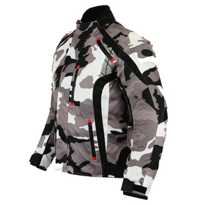 Veste de moto en cuir de vachette personnalisable unisexe coupe-vent grande taille veste d'équitation de course motocross zippée de haute qualité - Product Image 6