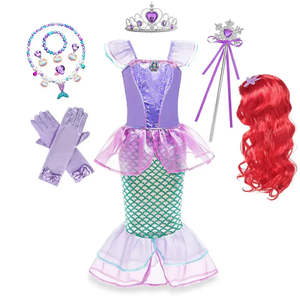 Costume de sirène Ariel pour filles, pour enfants - Product Image 2