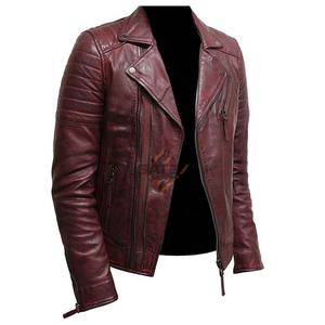 Chaqueta de Cuero para Hombre al por Mayor, Impermeable, para Motocicleta, Nueva Moda, con Parches Bordados, Personalizada, de Alta Calidad, OEM - Product Image 2