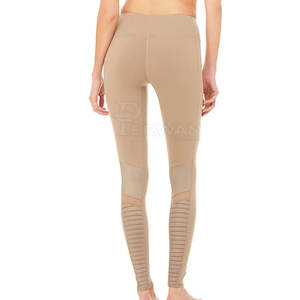 Logotipo personalizado Leggings de gimnasio para mujer Patrón sólido Ropa de yoga con cintura elástica Venta en línea Leggings de yoga para mujer - Product Image 2