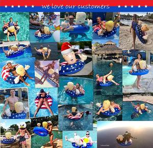 Flotador Inflable Premium con Diseño de Bandera Americana, para Piscina, Fiestas Acuáticas, Juguete de Agua para Adultos y Niños, PVC Resistente - Product Image 5