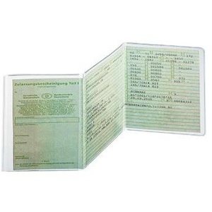 Durable Polypropylene Transparent ID Card Car Holder Made in Germany - Product Image 1