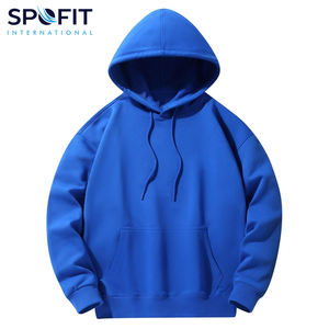 Sudaderas con Capucha de Algodón de Punto para Hombre, Tallas Grandes, Invierno, Bordado Personalizado, Estilo Pullover, Diseño Forrado, Cuello con Capucha - Product Image 3