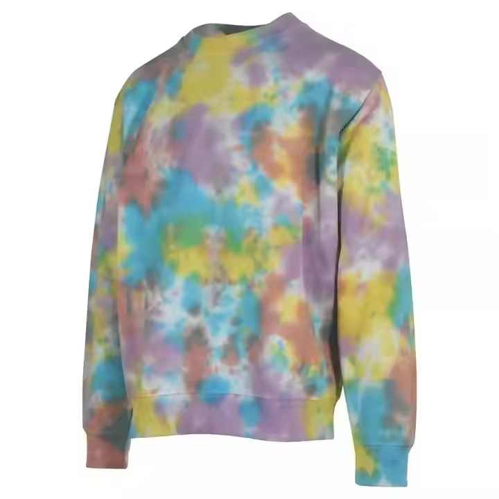 Men's Sweatshirt Multi Mini Bold Tie Dye Crew Neck Heavy Blend Sweatshirt Pullover Trendy Outwear Sweatshirt MS-SS-1140