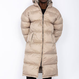 Chaquetas acolchadas sueltas personalizadas OEM al por mayor, chaquetas de plumón para hombre, Abrigo acolchado grueso de invierno transpirable de secado rápido para hombre - Product Image 3