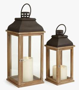 Farol de Vela Decorativo Perforado, Moderno, Personalizado, Único, al por Mayor, Negro por Fuera, Dorado por Dentro, con Diseño Decorativo Grabado - Product Image 6