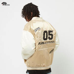 Chaqueta de béisbol de satén inspirada en la licencia de moda disponible varios tamaños colores logotipos bordados personalizados para el invierno a granel al por mayor - Product Image 2