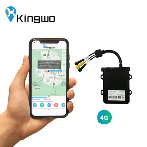 Kingwo GPS de gerenciamento de ativos com fio 4g localizador de gerenciamento de ativos com fio NT28G Trailer GPS rastreador