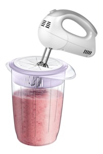 Mélangeur avec fouet intégré, mixeur manuel, 1500 ml, PP + TPE, pour smoothies, milkshakes, sauces, outil de mélange, usage commercial - Product Image 6