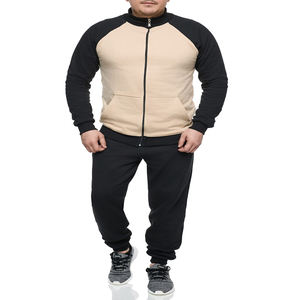 Ensemble de survêtement de haute qualité pour hommes, respirant, à séchage rapide, pour l'entraînement, le jogging, le football, streetwear, en coton lourd - Product Image 1