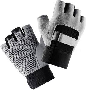Guantes Deportivos Unisex de Media Palma con Cierre de Botón, Transpirables, de Poliéster, para Ejercicio en Casa, Levantamiento de Pesas y Actividades al Aire Libre - Product Image 3