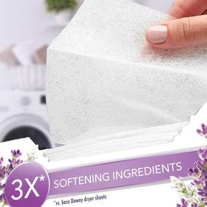 Toallitas para Secadora Downy Light Mega, Toallitas Suavizantes para Ropa, Aroma Lavanda Blanca, 180 Unidades - Product Image 3