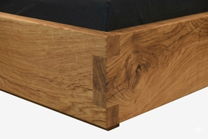 Modern Solid Teak Wood <b>Platform</b> <b>Bed</b> Frame Minimalist Low Profile Bedroom Furniture Custom Bedroom Set - Product Image 4