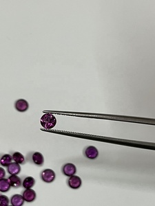 พลอยสีโรโดไลท์การ์เน็ตธรรมชาติทรงกลม5มม. พลอยหลวมปรับเทียบโดย Sadiya International - Product Image 3