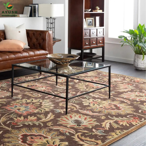 Tapis en laine naturelle écologiques, tapis en laine tissés à la main pour salon, chambre et décoration intérieure - Product Image 4