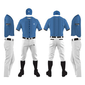 Premium Unisex Sublimación completa Malla Jersey Béisbol y Softball Uniformes Hombres Jersey y pantalón Conjunto Malla Béisbol Camisas - Product Image 1