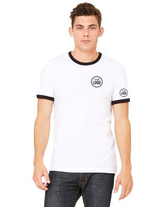 เสื้อยืดผ้าฝ้ายโพลี-ริงเกอร์สำหรับผู้ชาย241นิ่มกันหด - Product Image 6