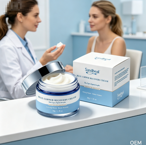 Crème de Récupération au Cuivre Bleu, Soin du Visage Raffermissant, Éclaircissant et Hydratant, Marque Privée OEM - Product Image 3