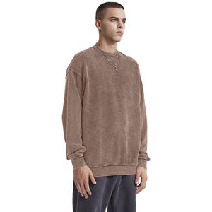 Jersey de algodón 100% pesado de alta calidad, Sudadera con capucha bordada personalizada para exteriores, Sudadera con capucha de gran tamaño, sudaderas con capucha lisas para hombres - Product Image 3