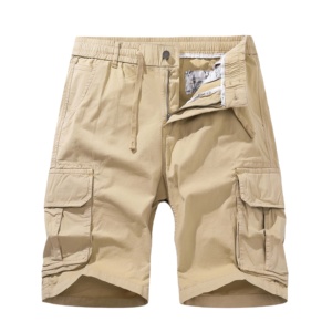 Venta al por mayor de pantalones cortos de marca de frente plano para los hombres con múltiples bolsillos de ajuste clásico personalizado de algodón pantalones cortos chinos para hombres 2026 - Product Image 2