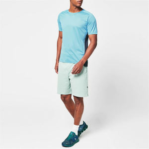 Maillot d'entraînement en maille 100% coton de haute qualité chemise d'entraînement respirante à séchage rapide impression de logo personnalisé coupe décontractée patchwork OEM - Product Image 5