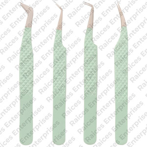 ชุดแหนบต่อขนตาสแตนเลสแบบใช้ซ้ำได้ชุดปากคีบต่อขนตาเพิ่มวอลลุ่มปลายไฟเบอร์สำหรับใช้ในด้านความงามสินค้าตราร้านขายส่ง - Product Image 1