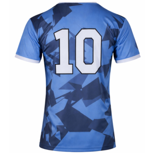เสื้อยืดฟุตบอลอาร์เจนตินาแบบยูนิเซ็กซ์ พิมพ์ลาย แห้งเร็ว ระบายอากาศได้ดี ผลิตจากโพลีเอสเตอร์ 100% ป้องกันกลิ่น ทรงปกติ คอกลม - Product Image 5