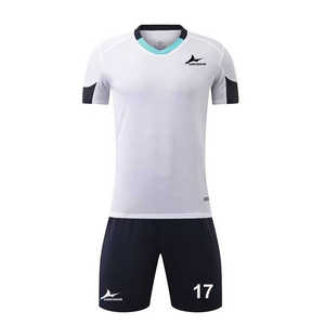 Maillot de football sublimé unisexe avec logo personnalisé Kits d'entraînement d'équipe de football à coupe automatisée avec logo pour maillot de football de club - Product Image 4