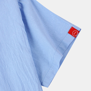 T-shirt décontracté pour homme 2025 de haute qualité, surdimensionné, impression personnalisée, épaules tombantes, respirant, lourd, col rond, uni, 100% coton - Product Image 5