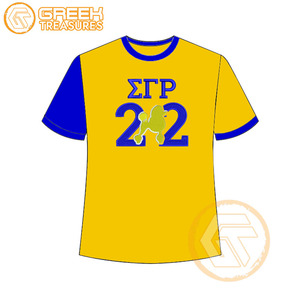 Vente en gros de t-shirt Sigma Gamma Rho pour femmes vêtements de sororité jersey de coton t-shirt respirant de haute qualité vêtements grecs pour femmes - Product Image 2