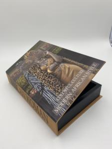 Caja de libro de tapa dura personalizable de alta calidad, Cajas de Regalo de madera con forma de flor moderna de lujo para decoración del hogar, mesa al por mayor hecha a mano - Product Image 3