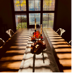 ElegantWoven Cotton Table <b>Runner</b> for Dining Table Decor Soft Fabric with Decorative Embroidery for Modern Homes - Product Image 4