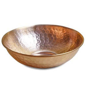 Modern Copper Serving Bowl With Stylish Appearance Combining <b>Utility</b> With Aesthetic Value For Any Dining Table - Product Image 5