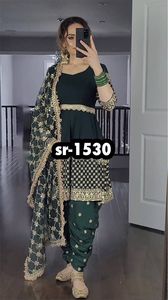 Eid Ramzan spécial Salwar Kameez Readymade, costume pakistanais personnalisable avec pantalon de style Dhoti, tenue traditionnelle indienne pour femmes - Product Image 2