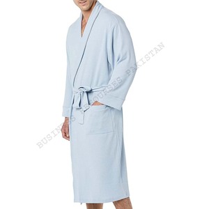 Peignoir en coton gaufré 100% pour femmes et hommes - Haute qualité, respirant et séchage rapide, personnalisable, pour usage hôtelier - Product Image 3