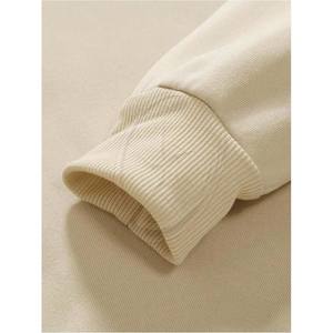 เสื้อสเวตเตอร์คอกลมสำหรับผู้ชายทรงโอเวอร์ไซส์ระบายอากาศเสื้อสวมหัวแขนยาวพิมพ์ลายกราฟิกตัวอักษร - Product Image 6