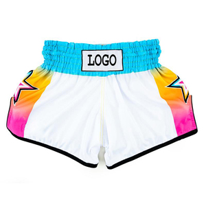 Venta al por mayor de los hombres Mauy Thai Shorts Kickboxing Grappling Bjj Boxing Fighting desgaste de las artes marciales desgaste corto para los hombres de 100% poliéster - Product Image 1
