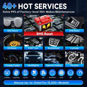 เครื่องมือวินิจฉัยระบบเต็มรูปแบบ OBD2 พร้อมจอ LCD สำหรับตรวจสอบแบตเตอรี่ รองรับการรีเซ็ตมากกว่า 40 รายการ 5in1 MaxiFlash VCMI สามารถโปรแกรม ECU ได้ รองรับไฟ 12V - Product Image 2