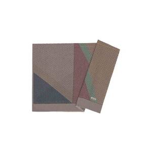 Ensemble de foulards de mode colorés 75x200 en soie et coton Aker - Product Image 1