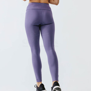 Trendy Active Clothing Breathable Knitted <b>Ankle</b> <b>Length</b> Women <b>Leggings</b> with High Support Waist for Yoga Training Daily Use - Product Image 2