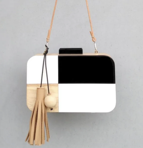 กระเป๋าคลัทช์ไม้และอีพอกซี่เรซินผลิตภัณฑ์ชั้นนำทำด้วยมือกระเป๋าคลัทช์ไม้และเรซินจากอินเดีย - Product Image 4