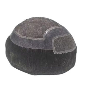 Perruque en cheveux naturels 100% humains, mono front lace, toupet, patchs, prothèse capillaire, Taz Hair BD, haute qualité - Product Image 2